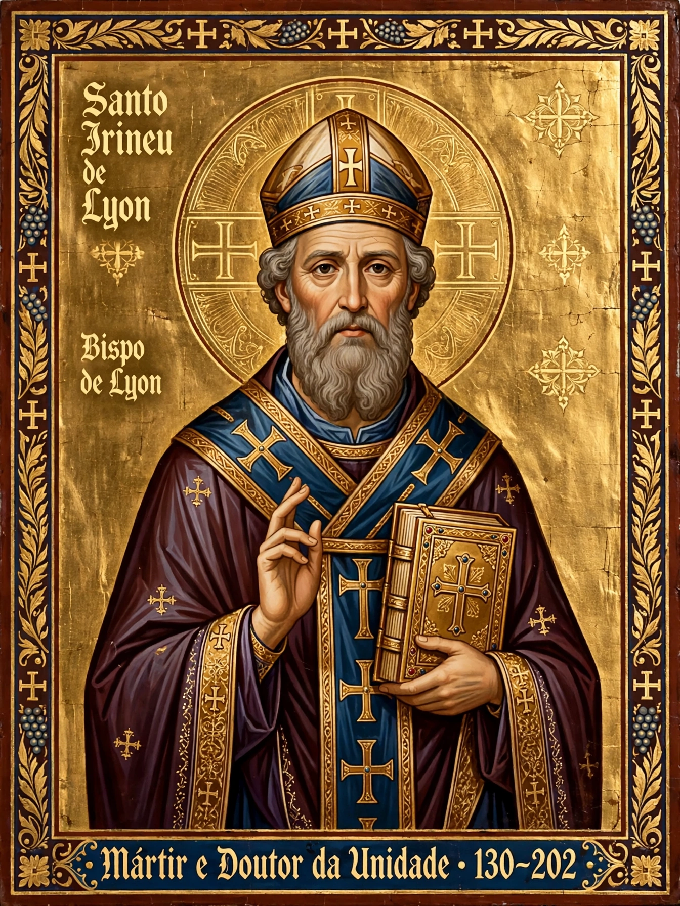 Pintura sacra de Santo Irineu de Lyon