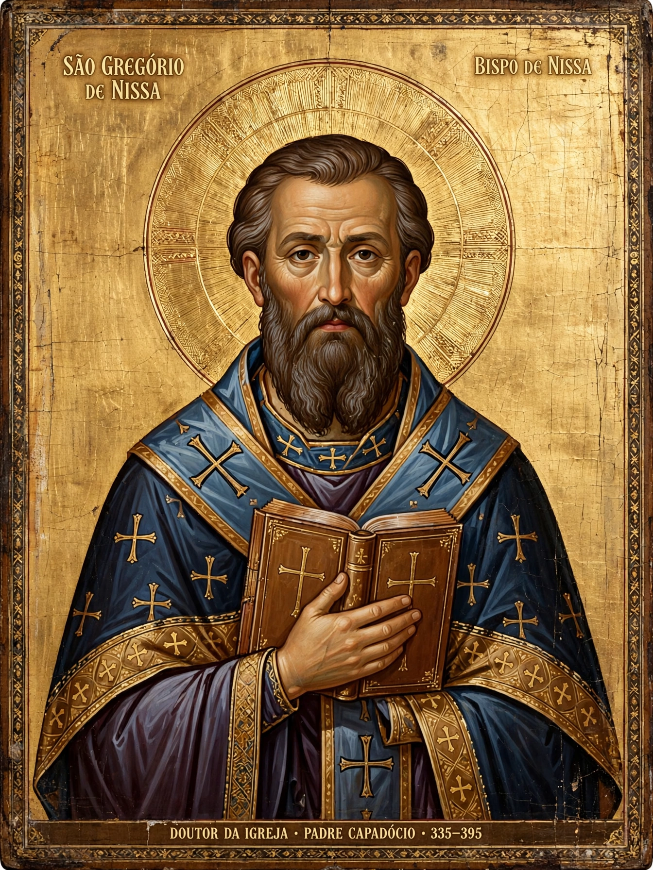 Pintura sacra de São Gregório de Nissa